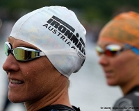 KLAGENFURT, AUSTRIA - JULY 01:  Athletes ahead of Ironman Austria-Karntenon July 1, 2018 in Klagenfurt, Austria. (Photo by Nigel Roddis/Getty Images for IRONMAN)